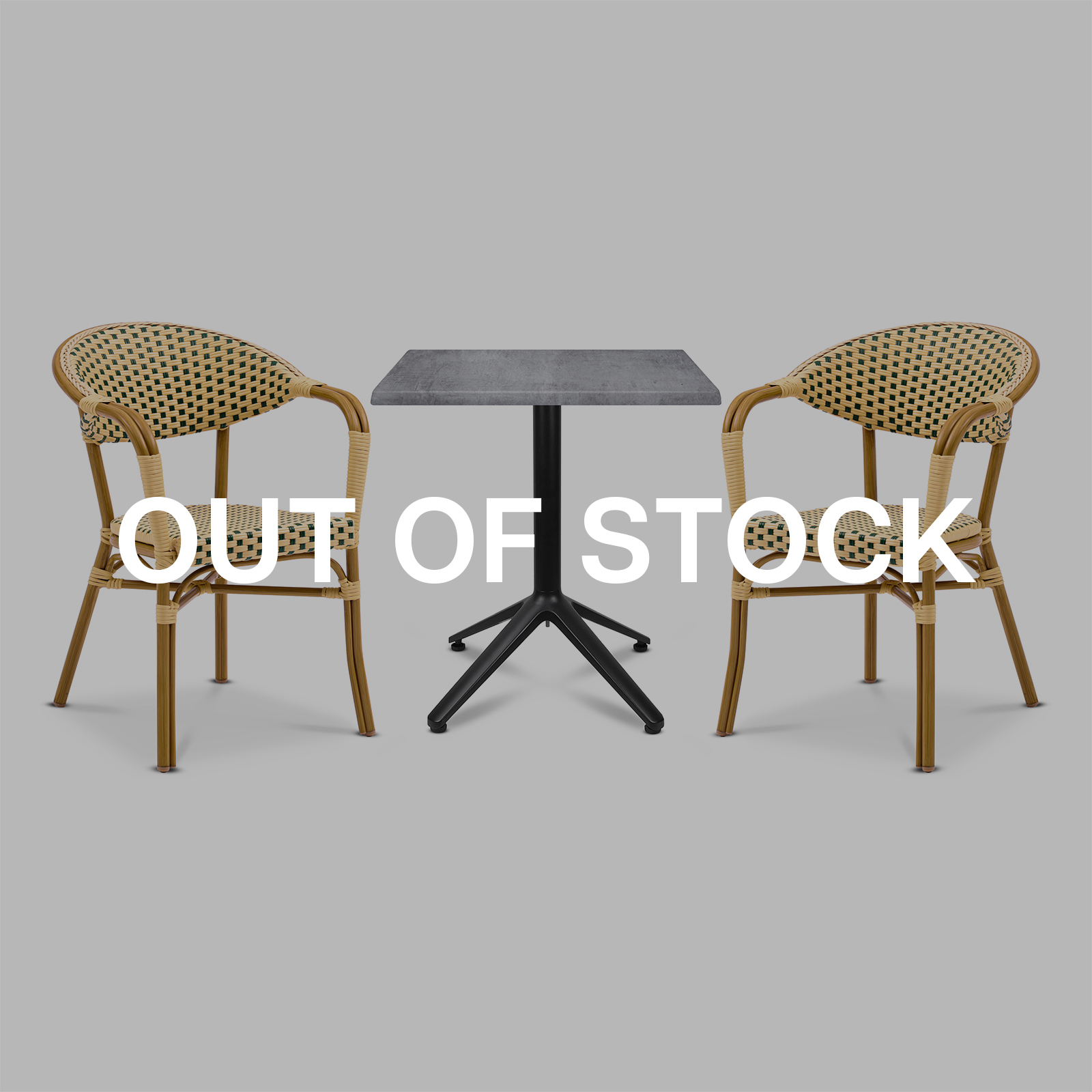 Monaco Chair , Green/Creme