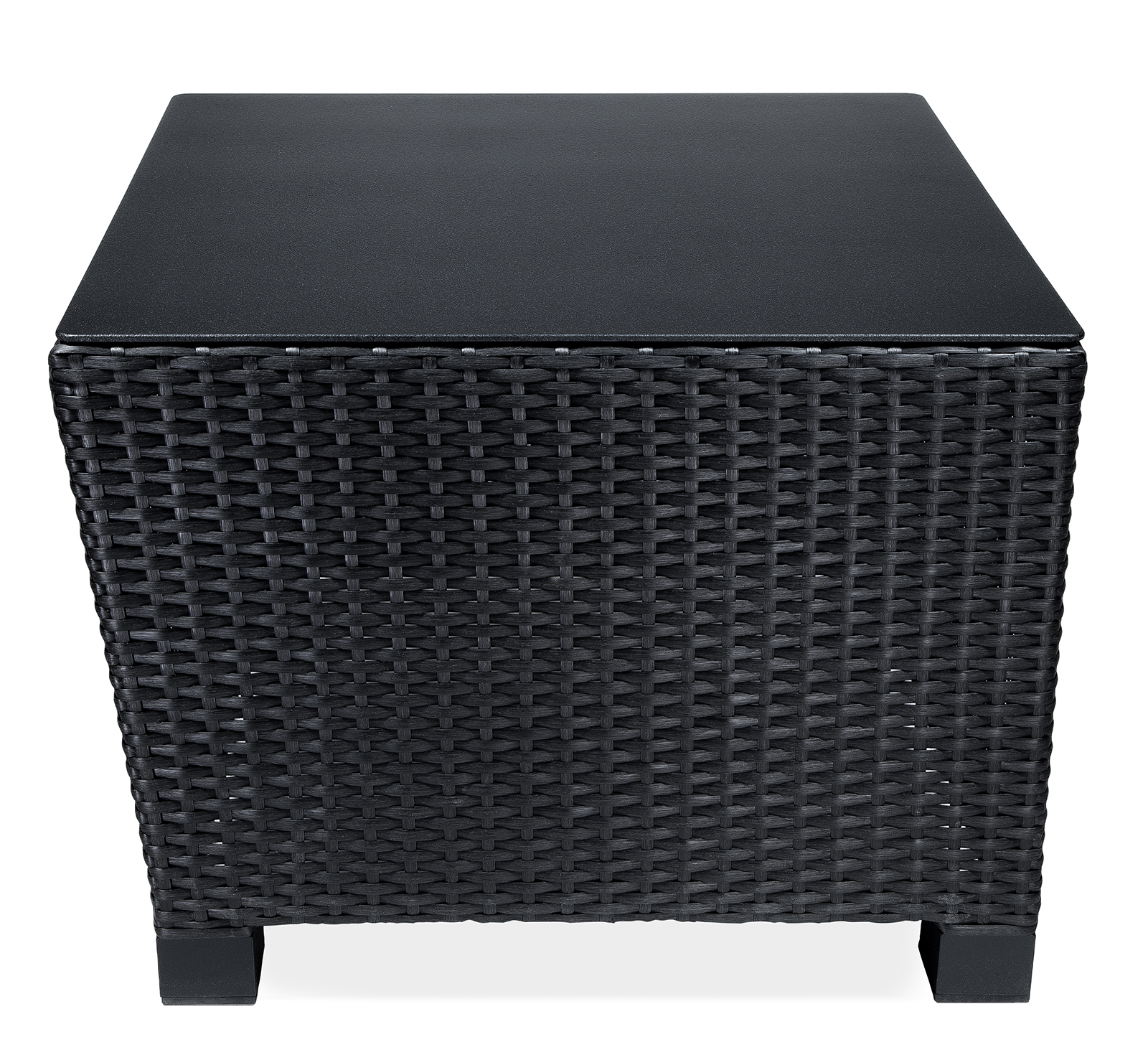 Lyon corner table 59x59cm, black