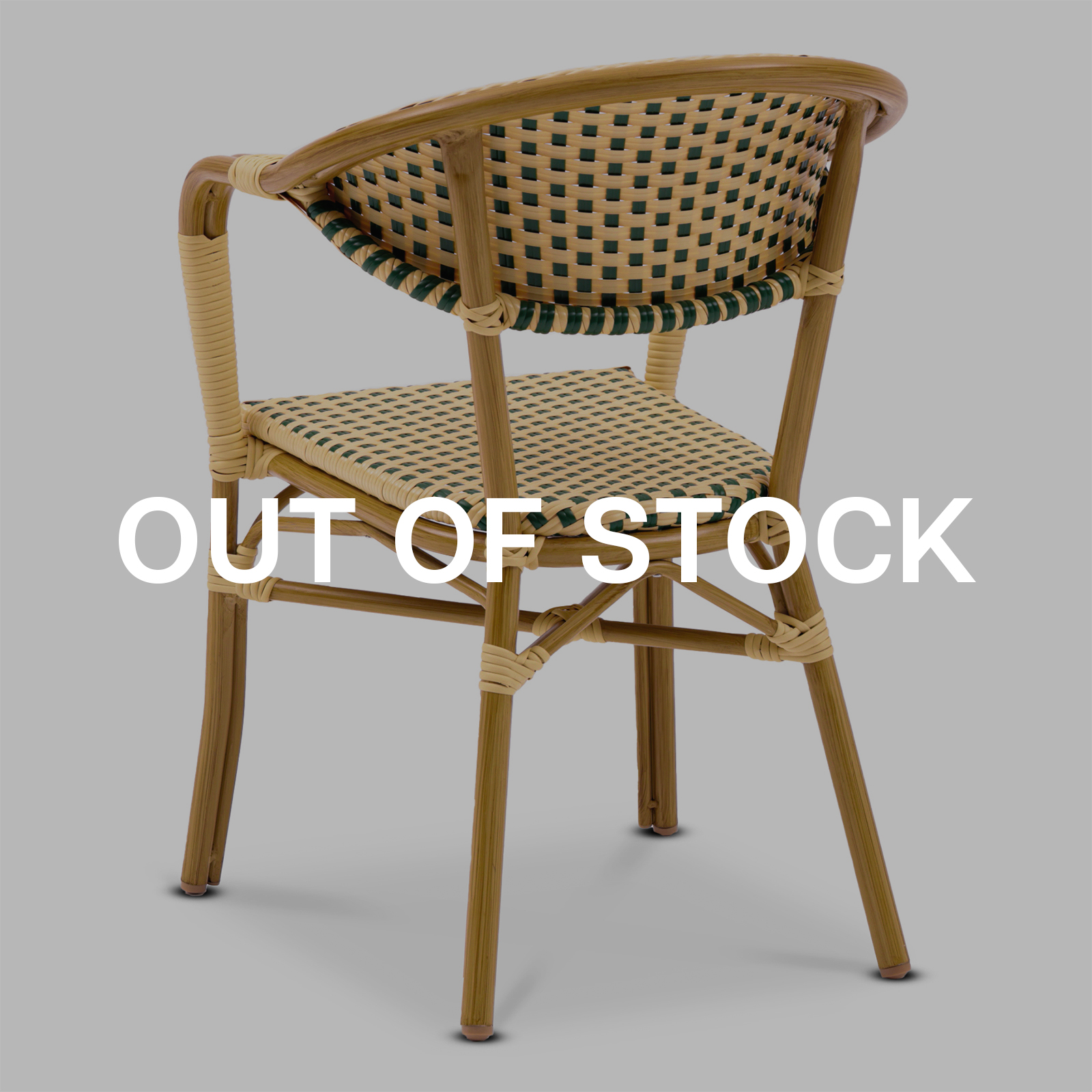 Monaco Chair , Green/Creme