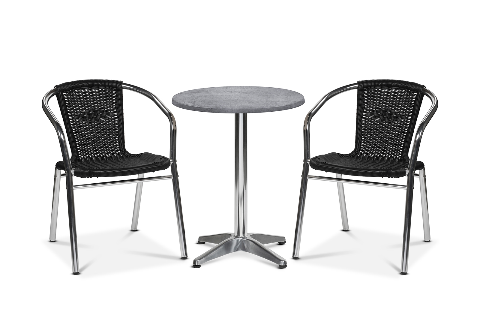 Alu-Bistro chair, black