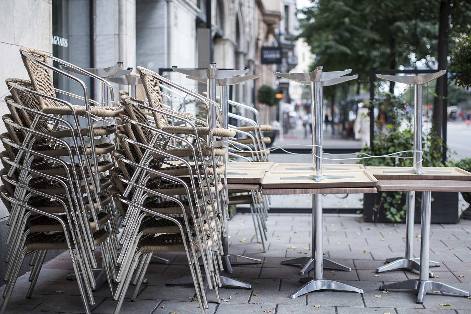 Alu-Bistro chair, khaki