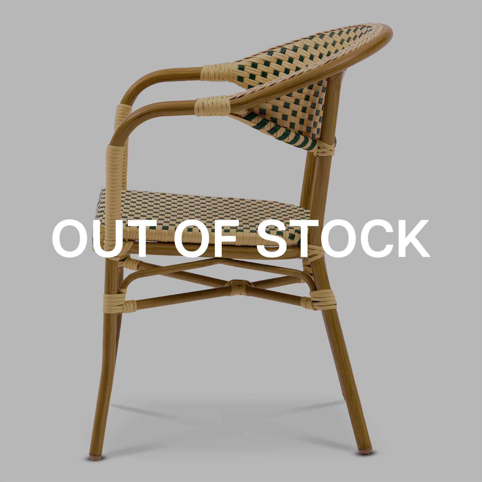 Monaco Chair , Green/Creme